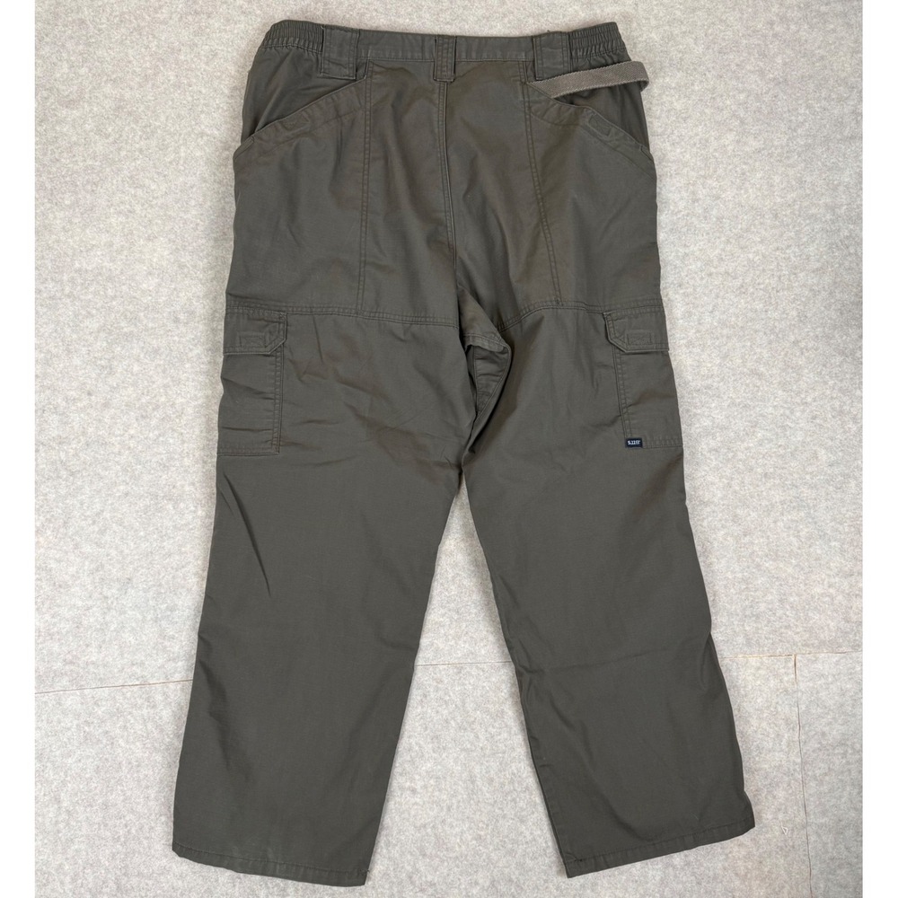 5.11 Tactical Cargo Pants 40/30 Ripstop Olive Green Work Hiking 74273 - Picture 4 of 9